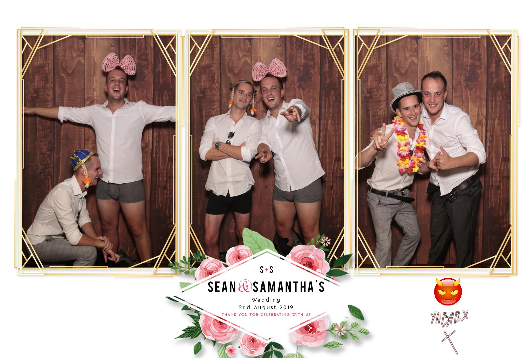 Samantha & Sean's Wedding | View more photos from the event at gallery.myphotoboothexperience.co.uk/u/MyPhotoBoothExperienceLtd/Samantha-Seans-Wedding